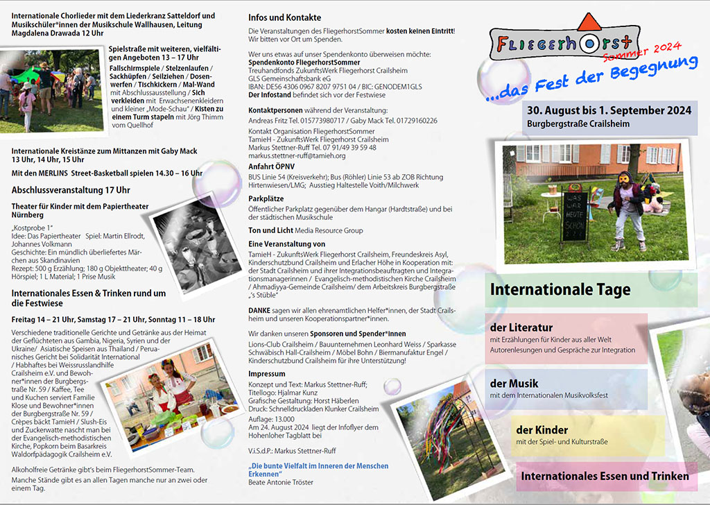 Flyer FliegerhorstSommer 2024